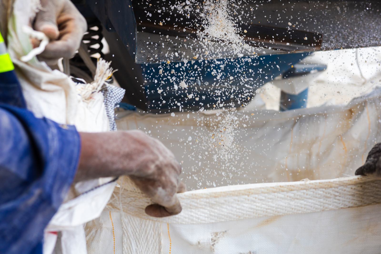 Screening graded granules