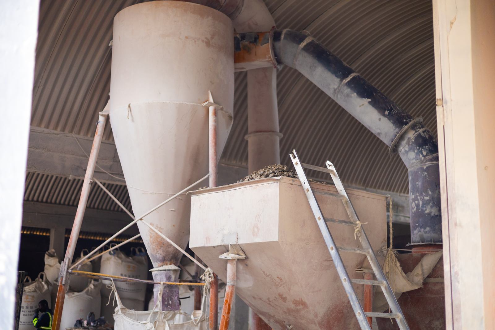 Milling plant interior
